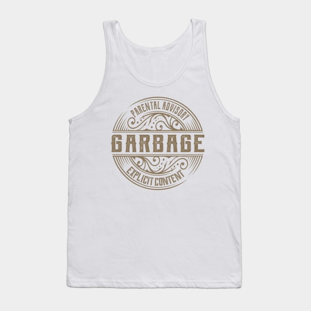 Garbage Vintage Ornament Tank Top by irbey